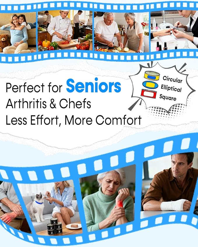 Seniors Arthritis Electric Can Opener: Battery Operated, Hands free, One Touch - Image 5