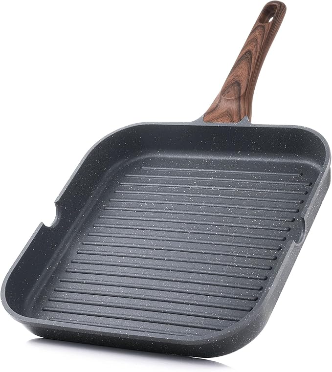 SENSARTE Nonstick Grill Pan for Stove Tops, Versatile Griddle Pan by SENSARTE