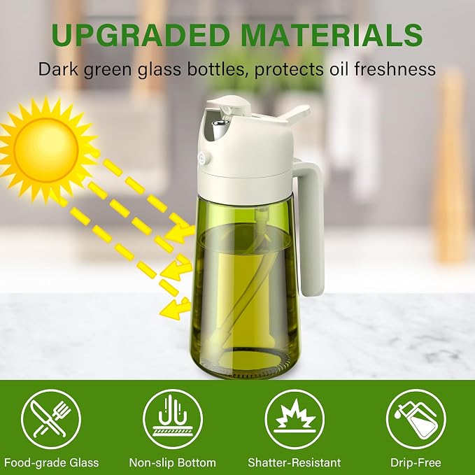 Vakoo 2 in 1 Oil Sprayer and Oil Dispenser - Image 2