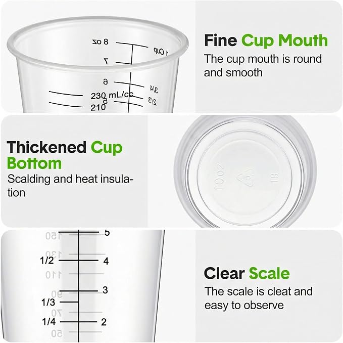 Yunsailing 500 Pack Disposable Measuring Cups - Image 3