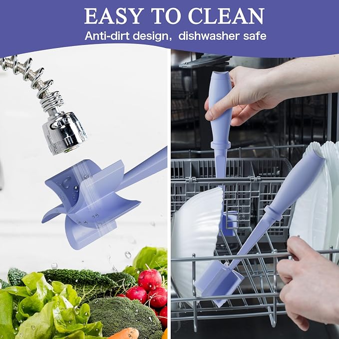 Meat Chopper, 5 Curve Blades Ground Beef Masher, Heat Resistant Meat Masher Tool - Image 5