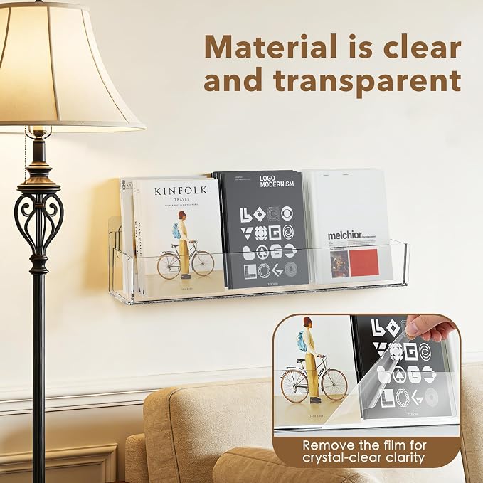Transparent Acrylic Adhesive Spice Rack - Image 8