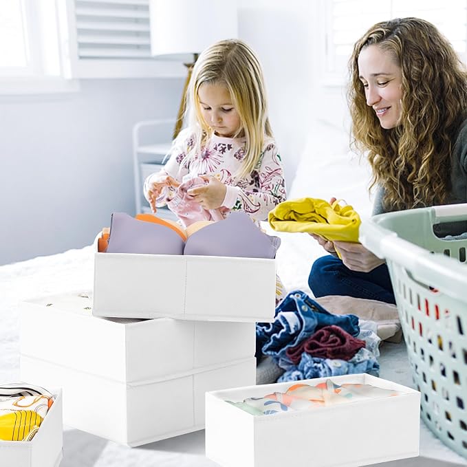 【FAMILY PACK】Drawer Organizer Clothes, 20 Pack Dresser Organizer Bins - Image 7