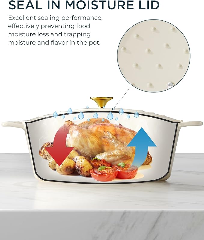 Enameled Cast Iron Dutch Oven - Image 4
