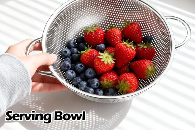 Leonyo Stainless Steel Colander - Image 9