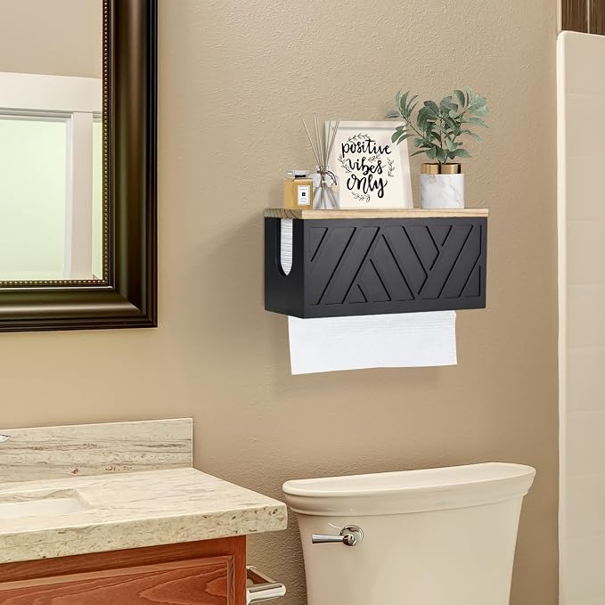 Paper Towel Dispenser Wall Mount, Paper Towel Holder Wall Mounted - Image 2