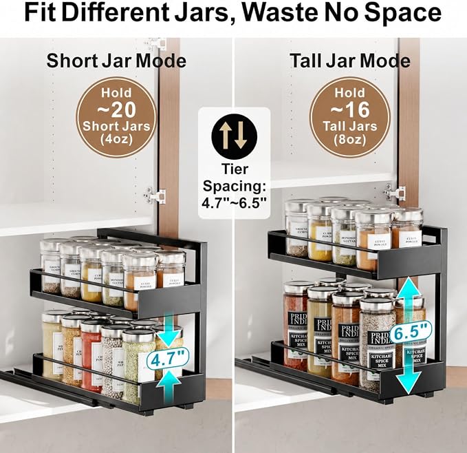 iSPECLE Pull Out Spice Rack - Image 4