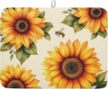 Spring Summer Dish Drying Mat 18x24 Inch Absorbent Reversible Sunflower Drying by Kawani