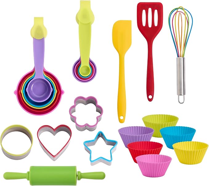 Mrs. Anderson’s Baking Kids Baking Set, Food Safe, Professional Materials by MrsAndersonsBaking