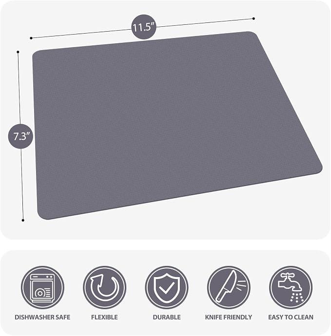 WK Small Flexible Plastic Cutting Boards - Image 3