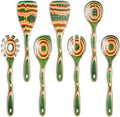 7Pcs Pakkawood Kitchen Utensils Set by NAYAHOSE