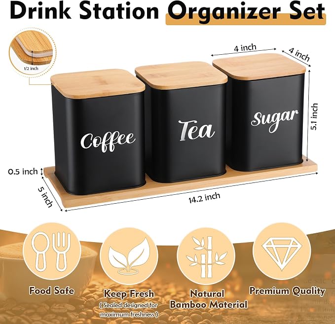 Tioncy Coffee Tea Sugar Container - Image 2