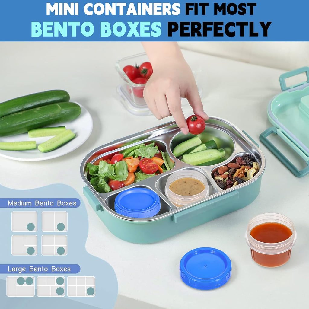 12 Pcs 2 oz Salad Dressing Container To Go Small Sauce Containers with