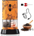 Dual Chamber Salt and Pepper Grinder Set Rechargeable, Electric Pepper Grinder by BoAn-Makeyoumorebeautiful