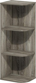 Furinno PASIR Book Shelf, 3-Tier Corner Bookshelf by Furinno-FitsYourSpaceFitsYourBudget