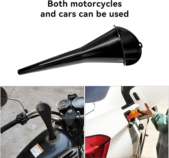 2 PCS Oil Funnel, Automotive Multi-Function Plastic Fuel Funnel - Image 3