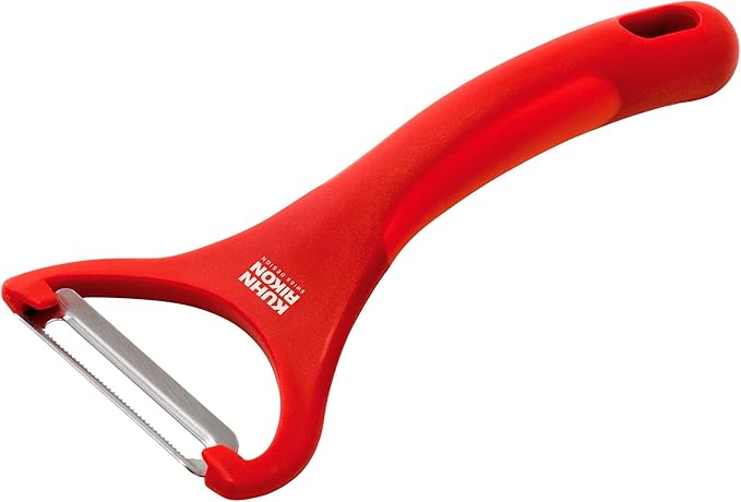 Kuhn Rikon Serrated Piranha “Y” Peeler 6.25” Red by KuhnRikon