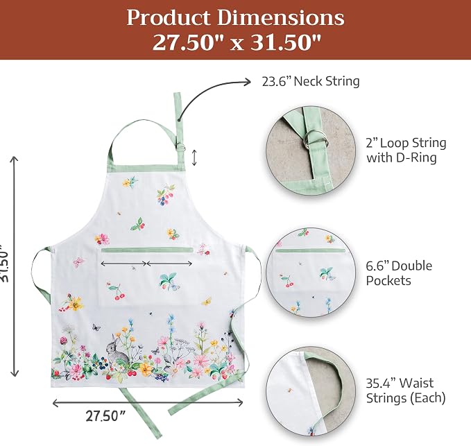 Maison d' Hermine 100% Cotton Apron - Image 7