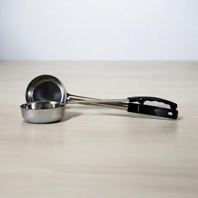 6 Ounce Solid Stainless Steel Portion Control Ladle Spoon - Image 9