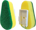 LOLA Soap Dispenser Dish Wand Sponge Head Refills, 2 Pack, Super Absorbent by LolaProducts