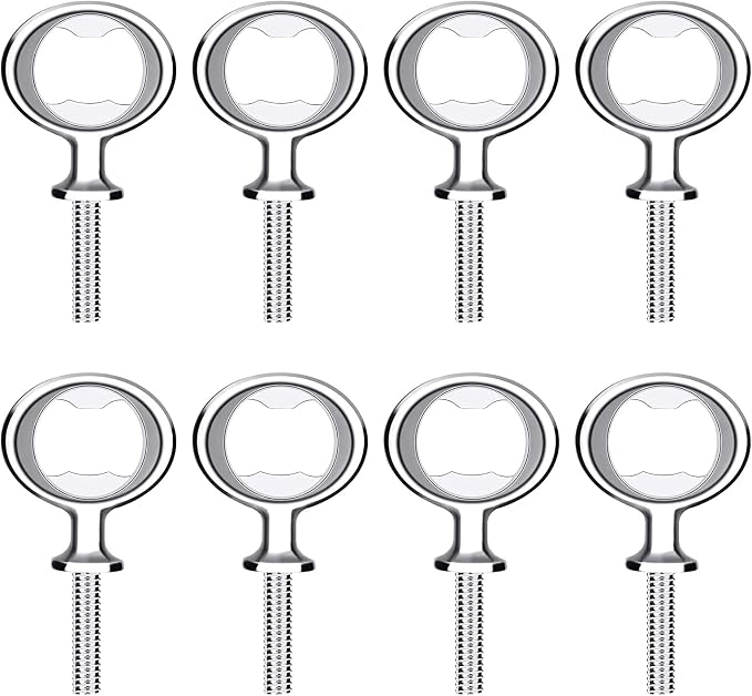 Metal Bottle Opener Kits 8 Pack Blank Stainless Steel Bottle Opener Insert Kits by Ohiyoo
