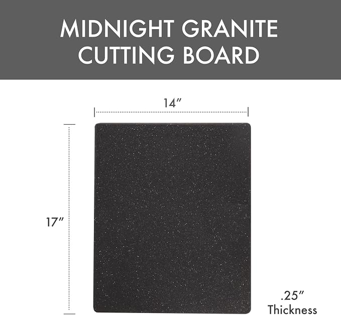 Dexas Superboard Reversible Pastry Board, 14 x 17 Inches, Midnight Granite Color - Image 3
