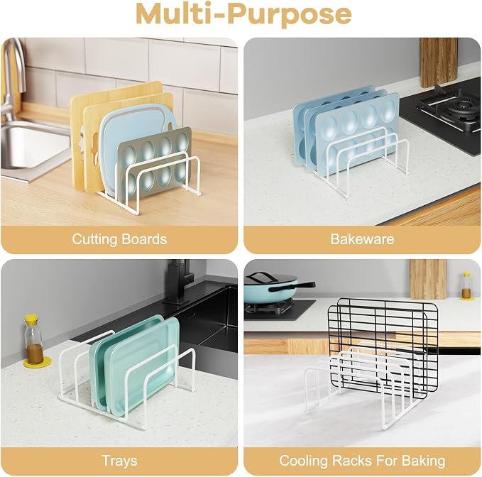 Fikoksol Cutting Board Organizer and Baking Sheet Rack, Tray Dividers - Image 6