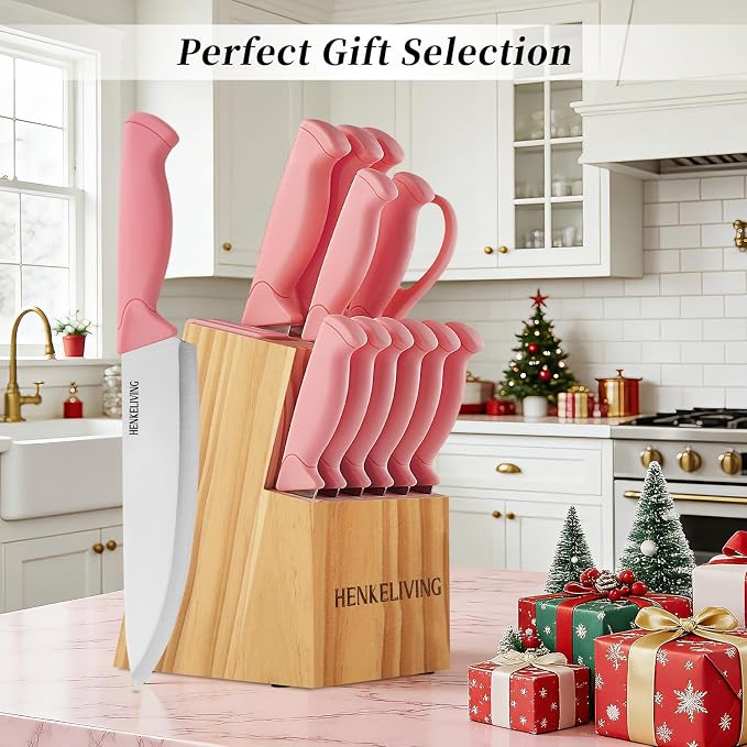 Knife Set, 14-Piece Kitchen Knives Set - Image 5