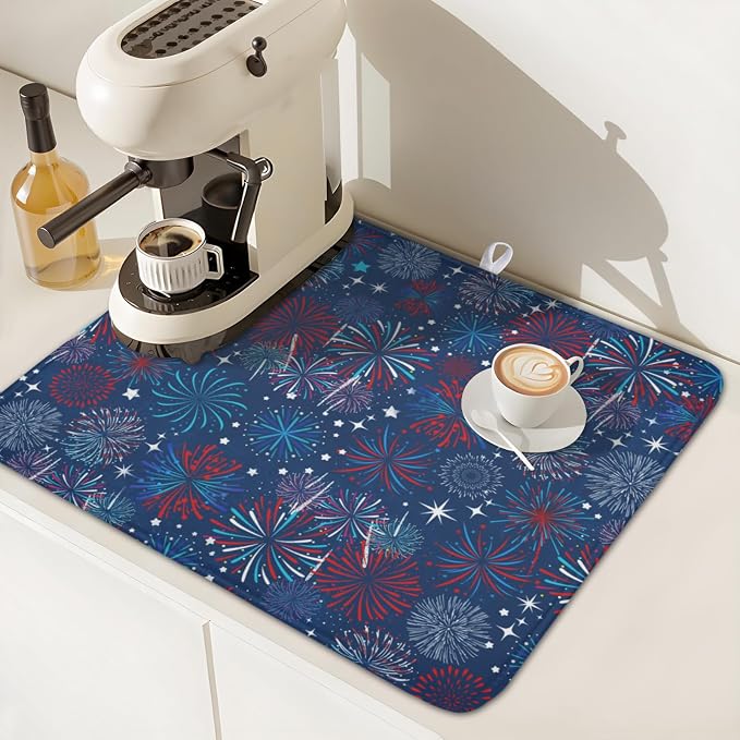4th of July Patriotic Dish Drying Mat - Image 7