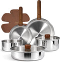 CAROTE 13 PCS Tri-Ply Stainless Steel Cookware Set by CAROTE