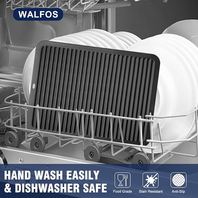 Walfos Large Silicone Trivet 16x12 Inch, Trivets - Image 7