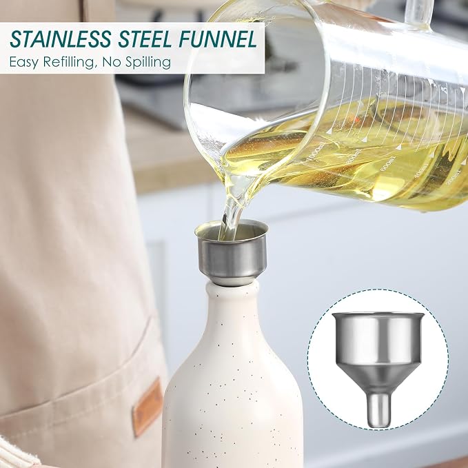 vancasso 20 Oz Ceramic Olive Oil Dispenser Bottle, Bottle Dispenser - Image 4