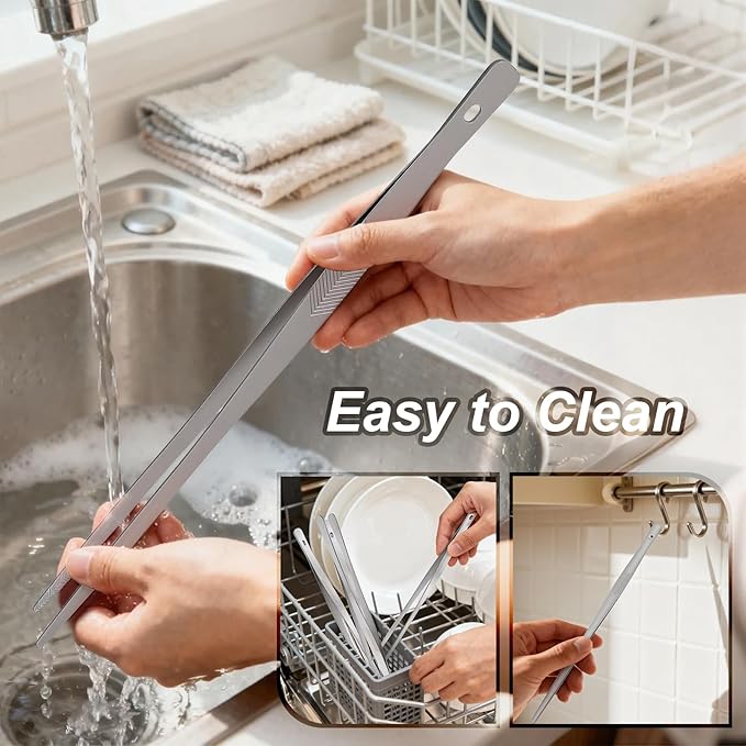 Vaincre 4PCS Kitchen Tongs Tweezers - Image 4