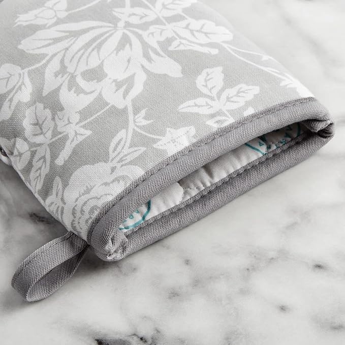 Martha Stewart Floral Vine Mini Oven Mitt 2-Pack Set - Image 4