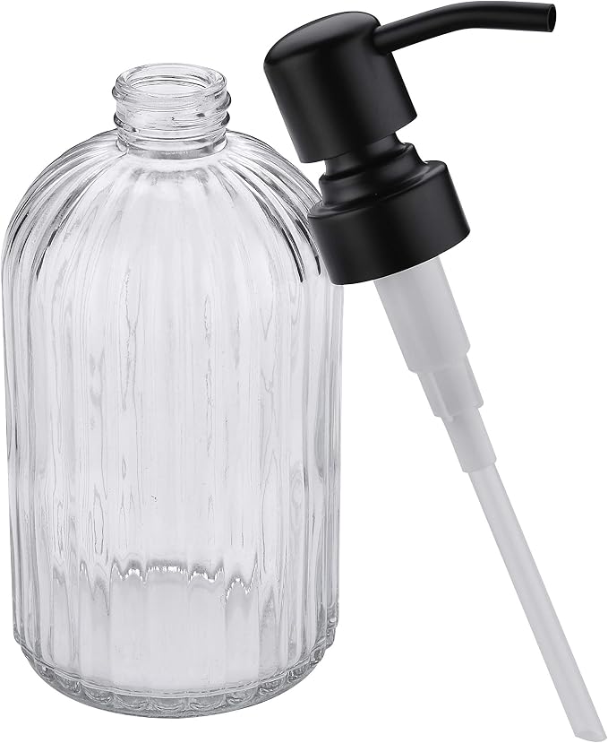 Matte Black Dish Kitchen Soap Dispenser, Bathroom Liquid Soap Dispenser - Image 5