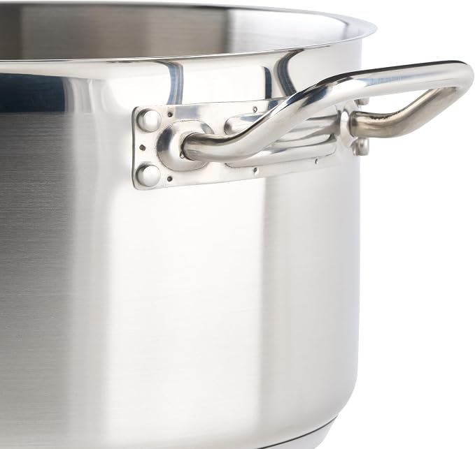 Winco Heavy-Duty Stainless Steel Sauce Pan - Image 8
