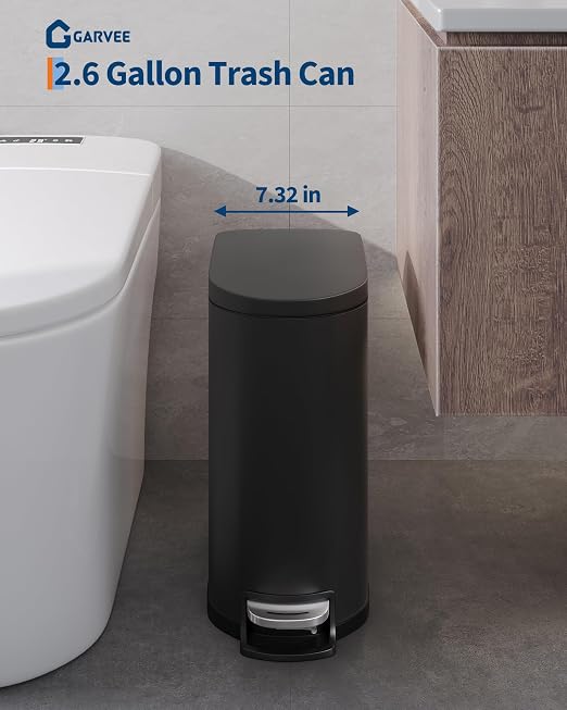 GarveeHome 13 Gal & 2.6 Gal Trash Can Combo Set, Kitchen Trash Can and Bathroom - Image 3
