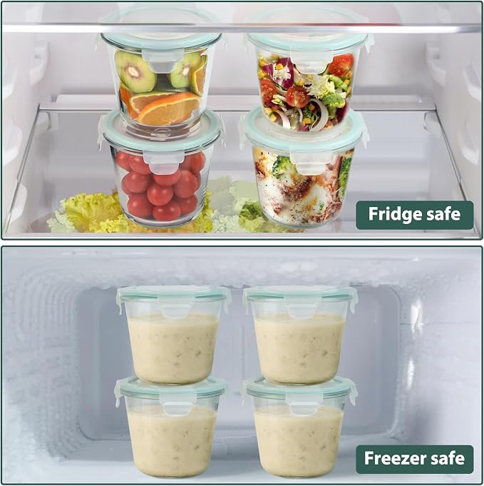 3 Cup Glass Meal Prep Containers - Image 5