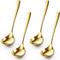 Comicfs 4 Pack Small Soup Ladles, Sauce ladles, SUS 304 Stainless Steel Small by Comicfs