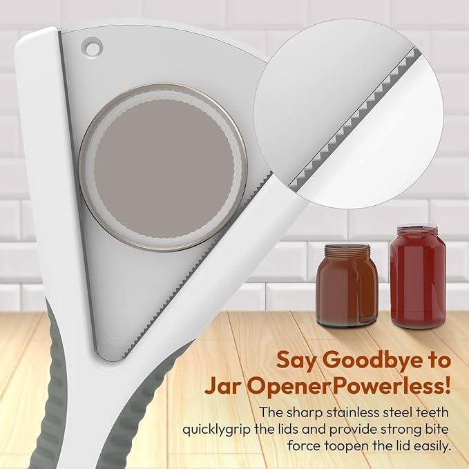 Jar Opener for Seniors, Ideal Bottle Opener, Easy Grip Jar Opener & Under - Image 4