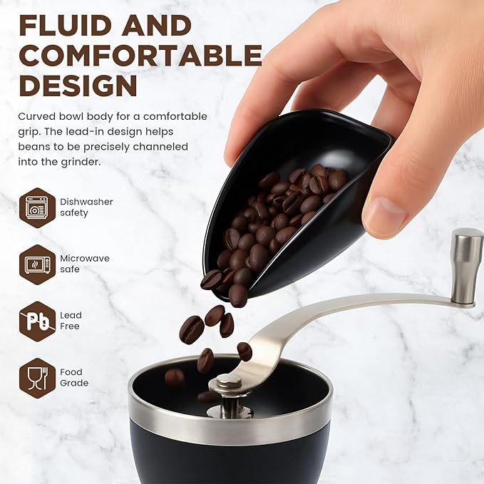 Ceramic Coffee Bean Dosing Cup + Sprayer Gift Set, Spoon Rest, Mini Coffee - Image 7