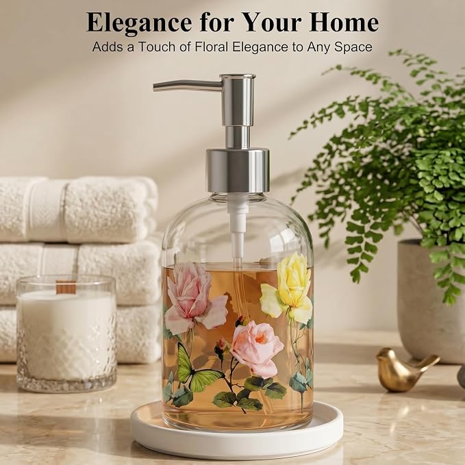 Glass Soap Dispenser Bottle - Image 6