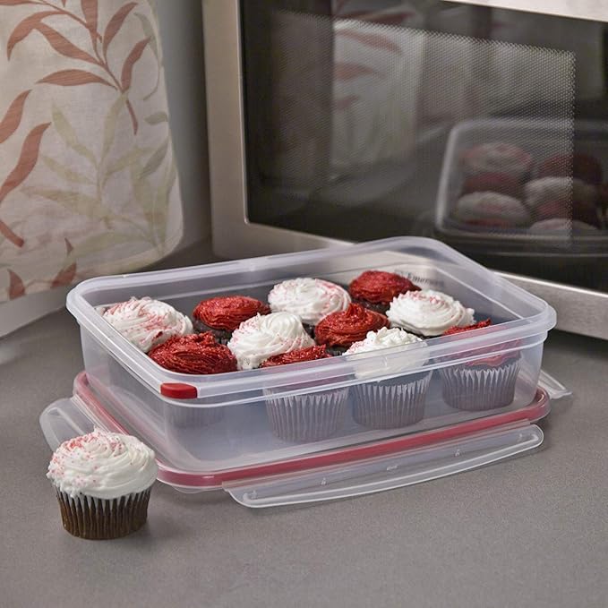 Sterilite Ultra-Seal 16 Cup Rectangle, Airtight Food Storage Container - Image 4