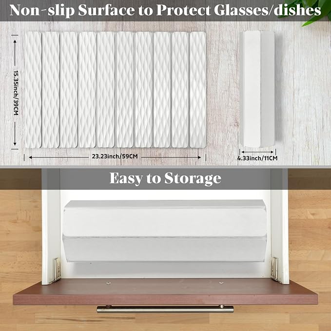 Stone Dish Drying Mats for Kitchen Counter, Fast Drying Collapsible Dish Drying - Image 2