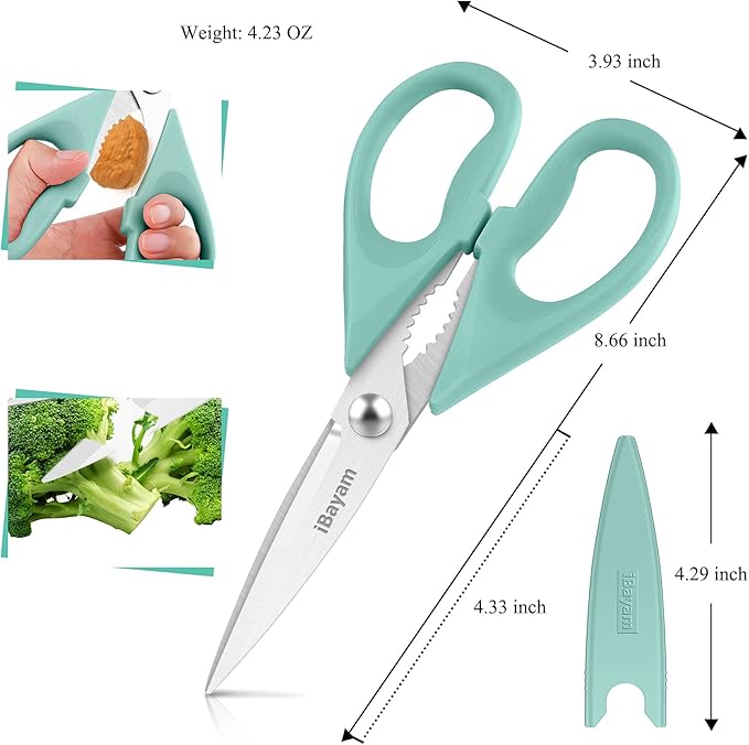 iBayam All Purpose Kitchen Shears Heavy Duty - Image 3