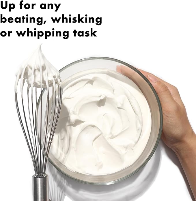 OYV 304 Stainless Steel Whisk Set, Dishwasher Safe Rustproof Metal Whisk - Image 9