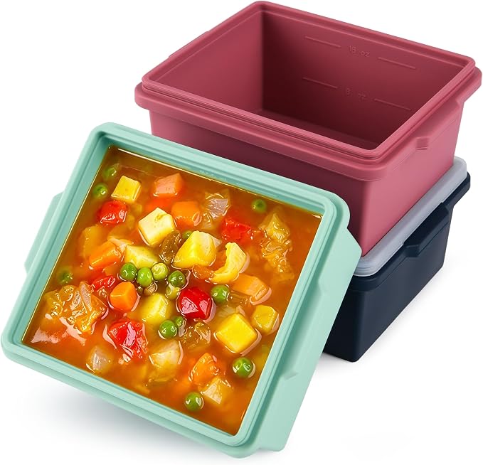Silicone Soup Freezer Molds by Unknown