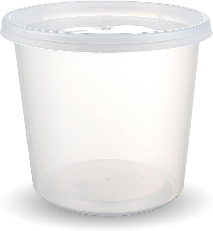 DuraHome Deli Containers with Lids 24oz. Leakproof 30 Sets BPA-Free Plastic - Image 2