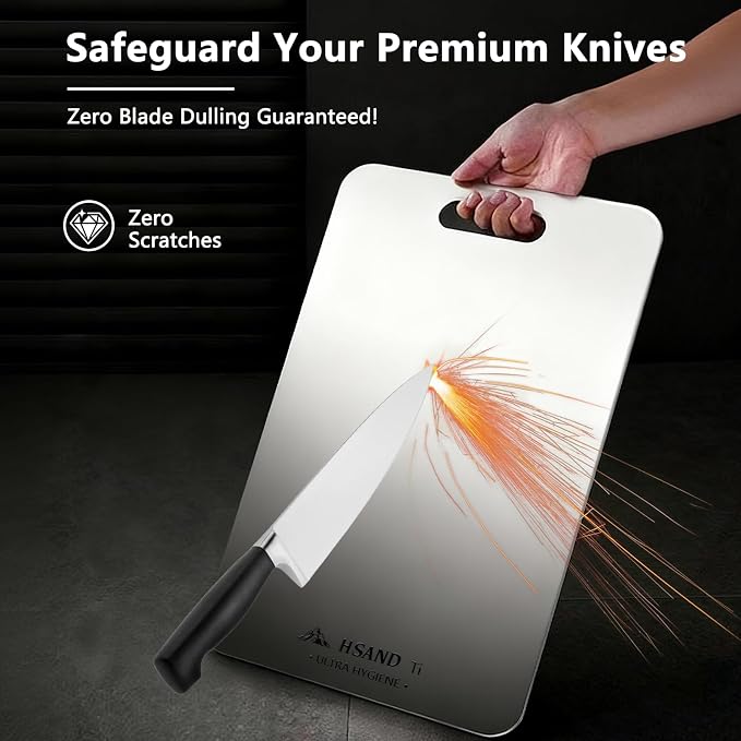 Titanium Cutting Boards for Kitchen, 100% Pure Titanium Cutting Boards - Image 6