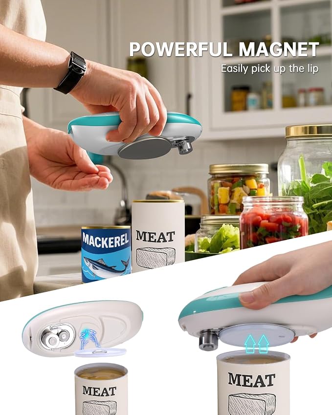 CIRCLE JOY Electric Can Opener, One-Touch Automatic Can Opening - Image 3